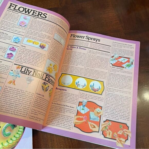 Wilton Cake Decorating Magazines 1983 and 1988 Yearbook Carousel Cake Candy - Picture 2 of 9